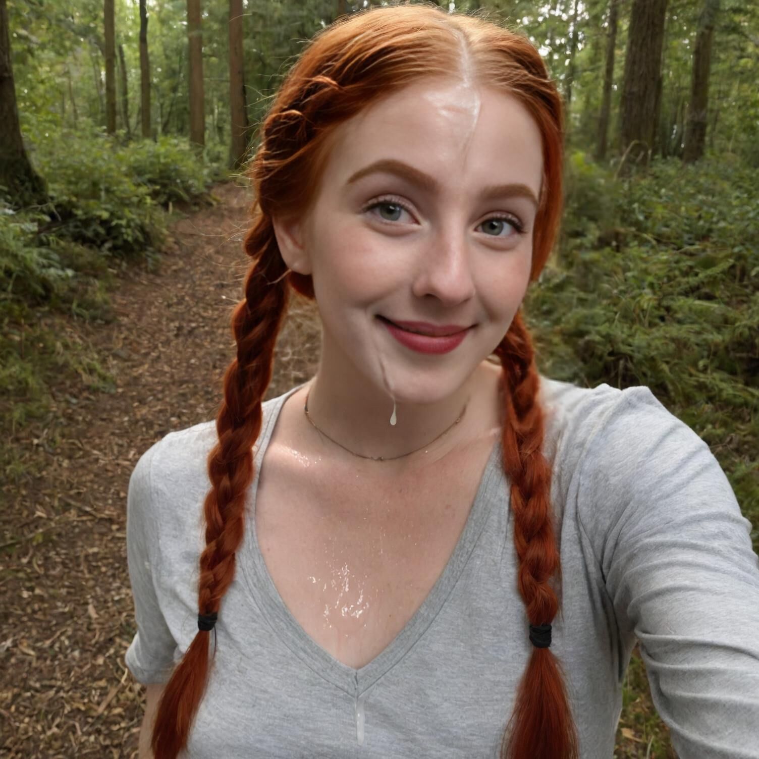 ginger in the forest made with fabularius.ai