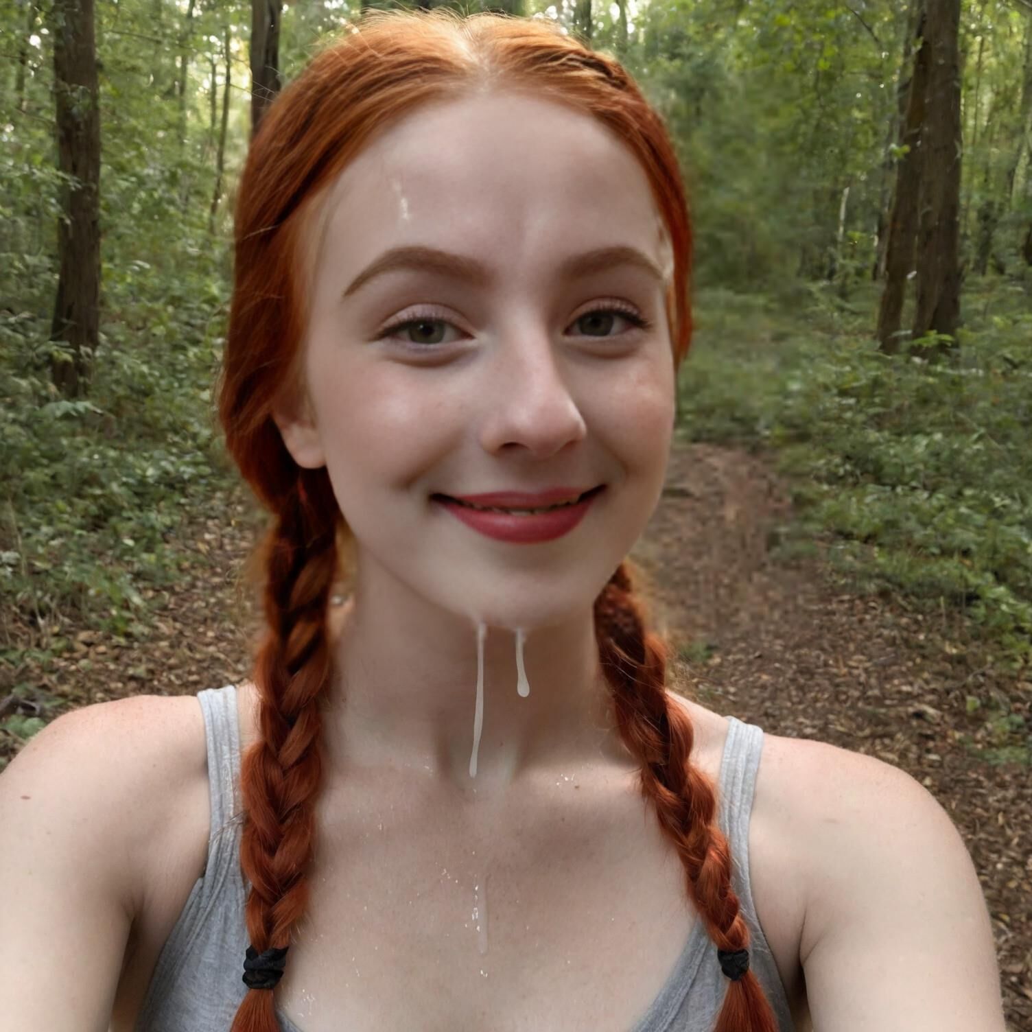 ginger in the forest made with fabularius.ai