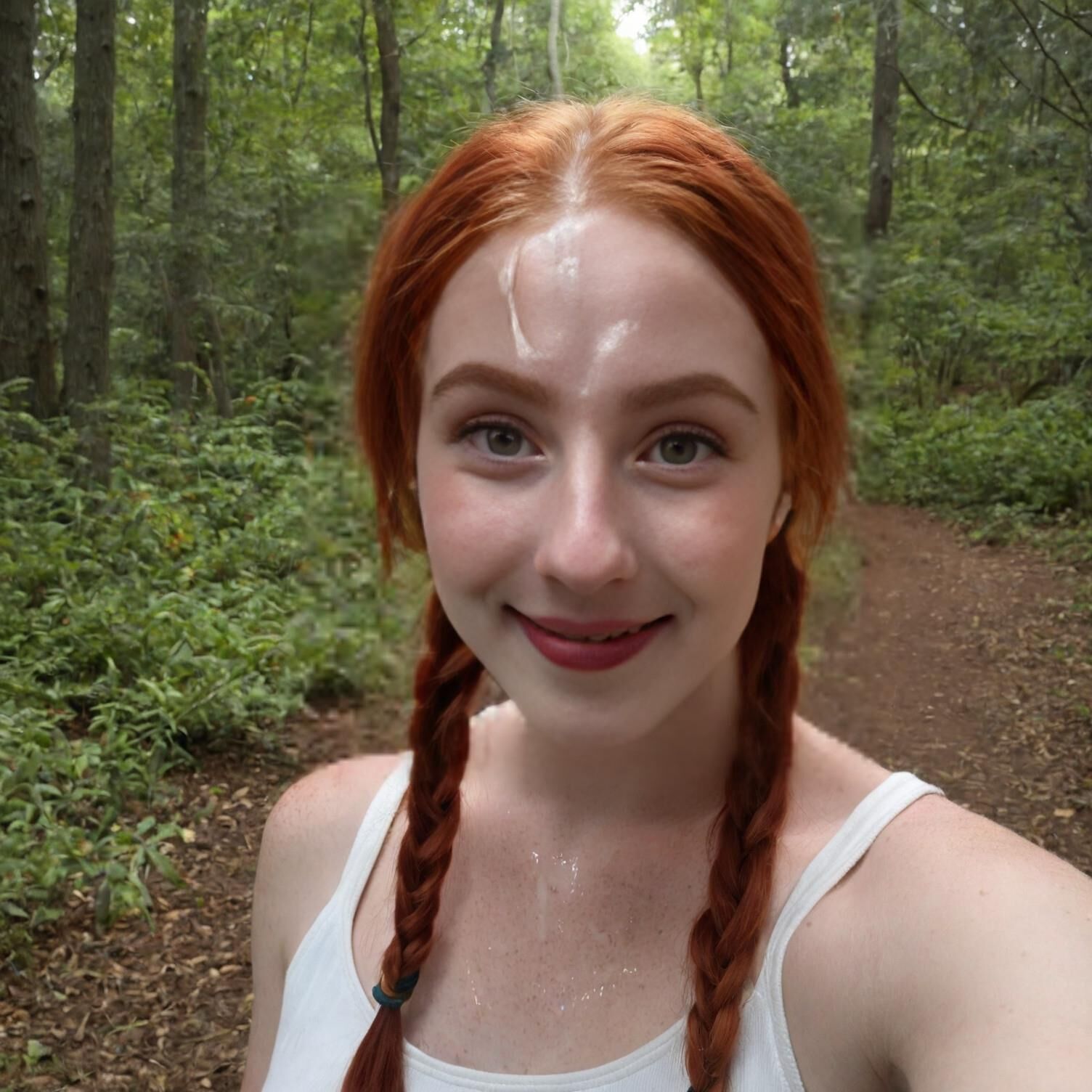ginger in the forest made with fabularius.ai