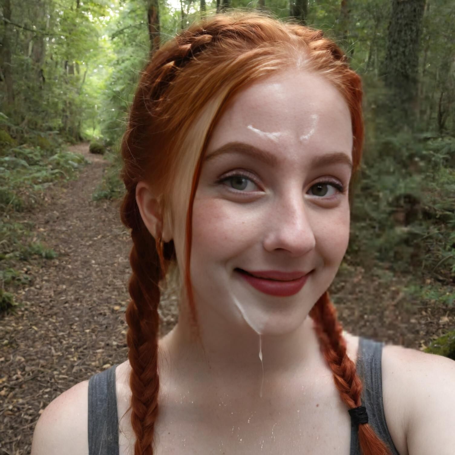 ginger in the forest made with fabularius.ai