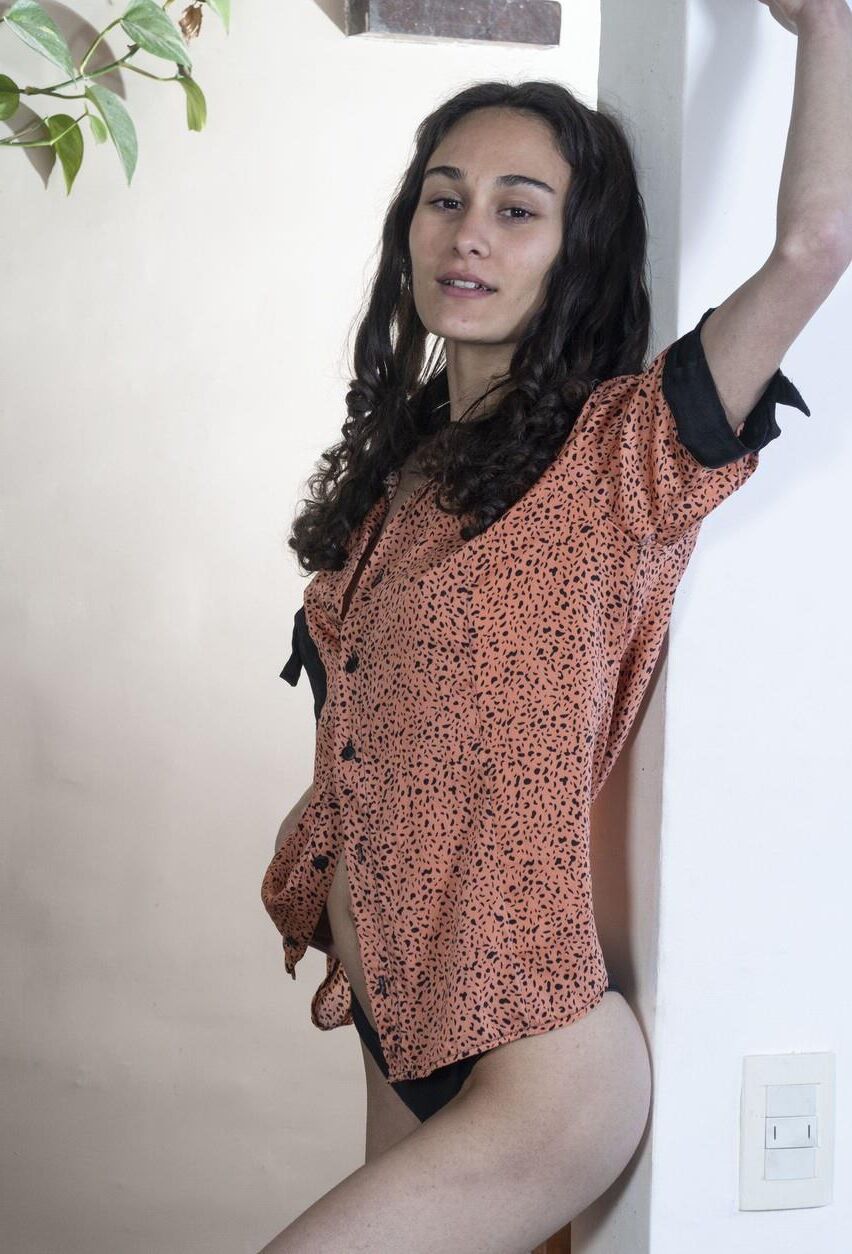 Gorgeous hairy skinny teen with uneven tits amanda carol
