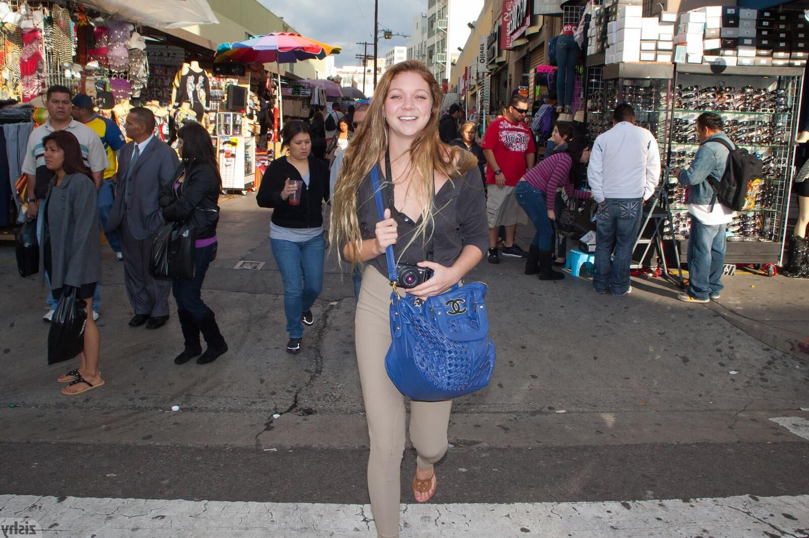 Jessie Andrews In The Fashion District