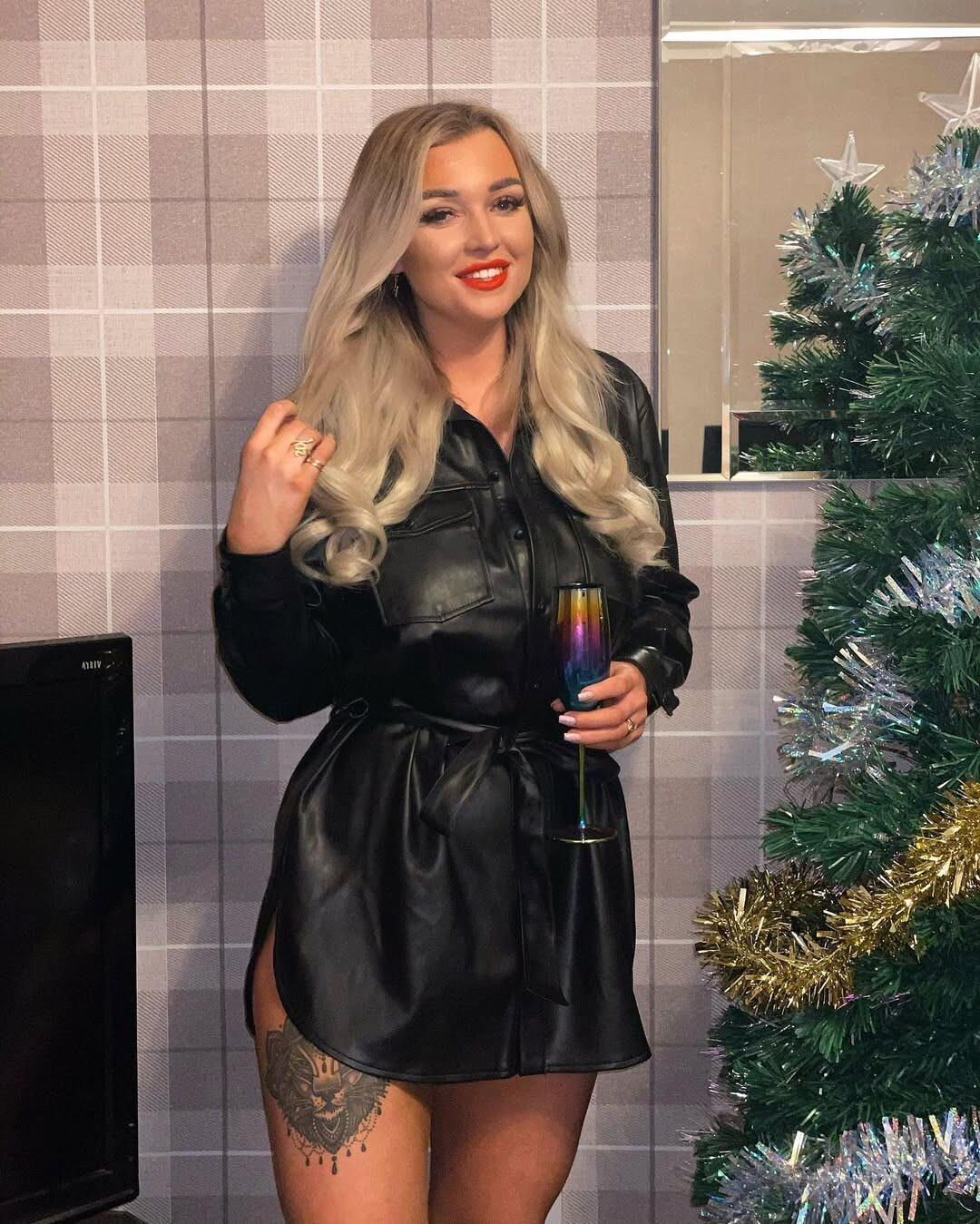 Leather Dress 