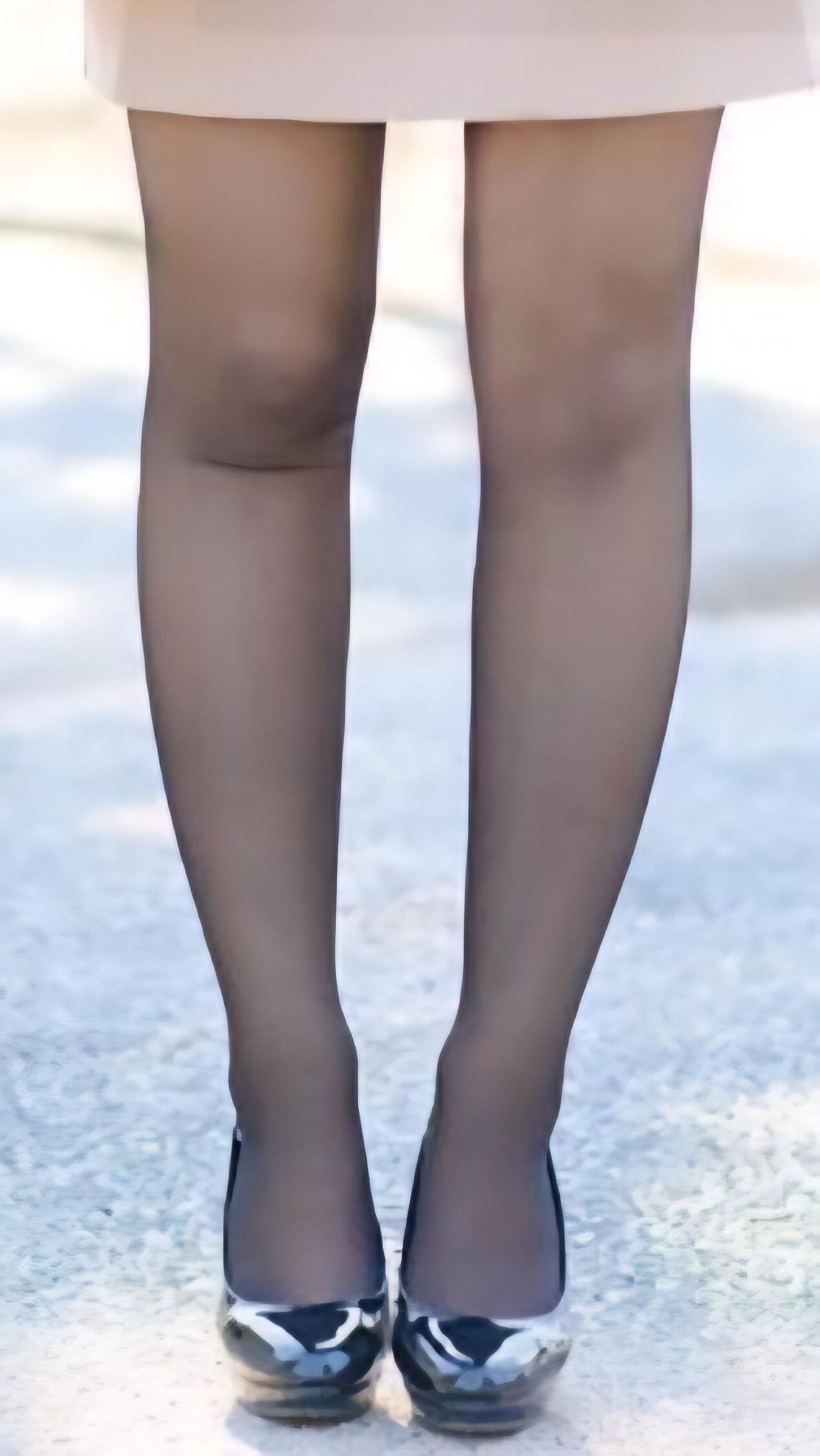 Jambes adolescentes asiatiques