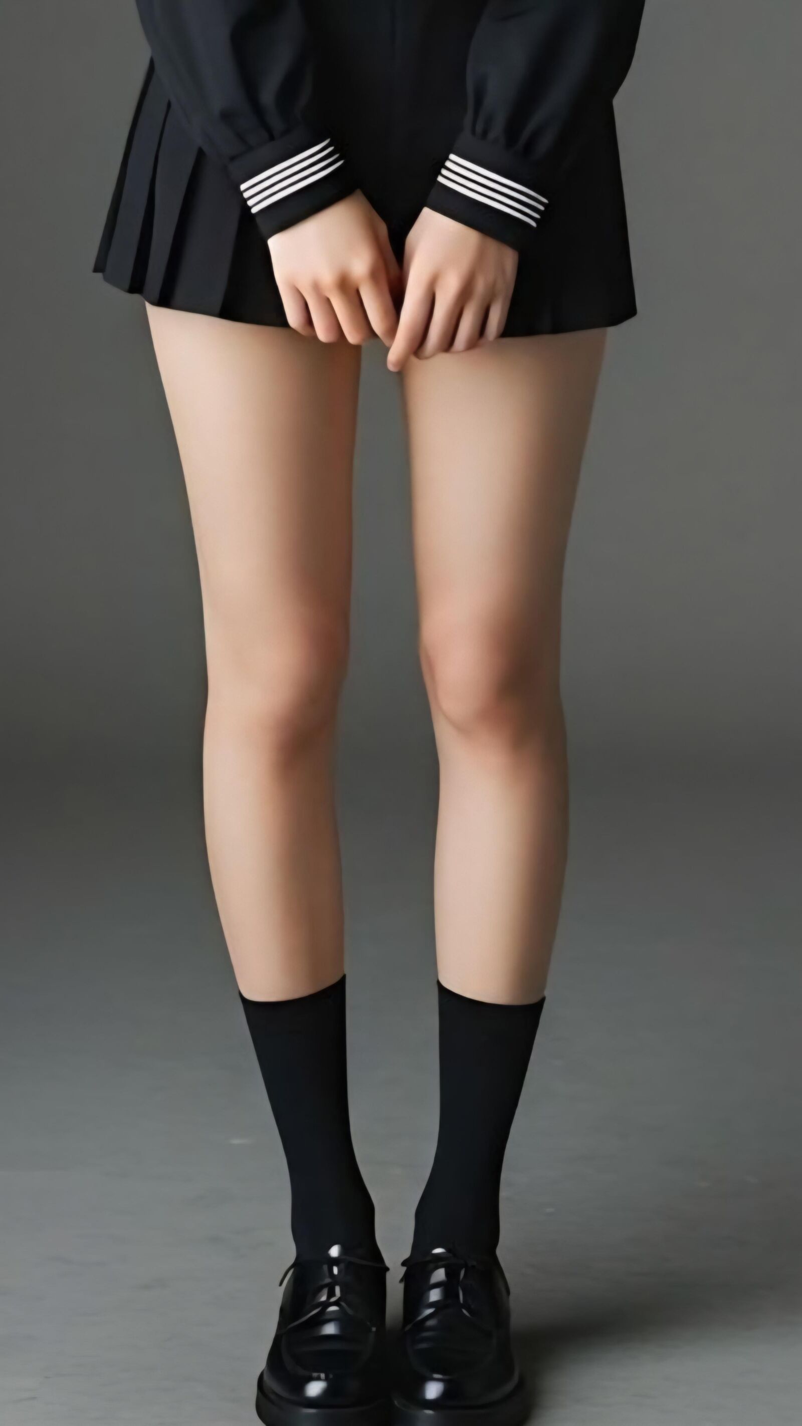 Jambes adolescentes asiatiques
