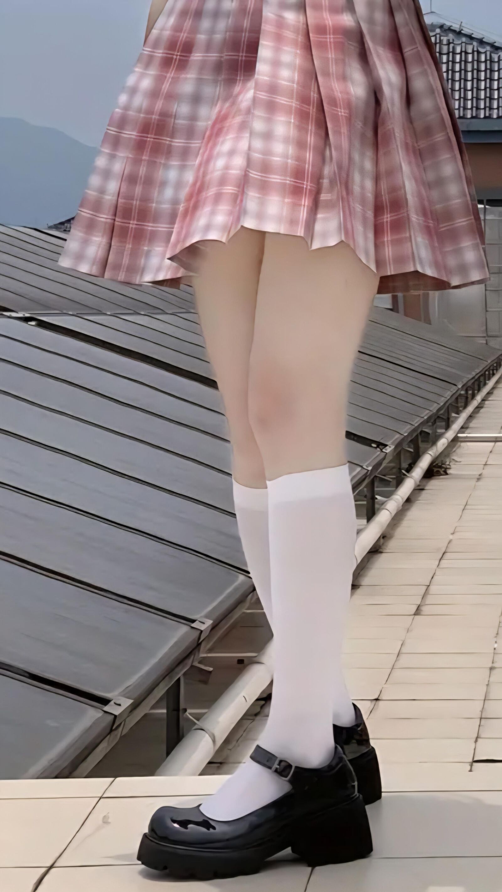 Jambes adolescentes asiatiques