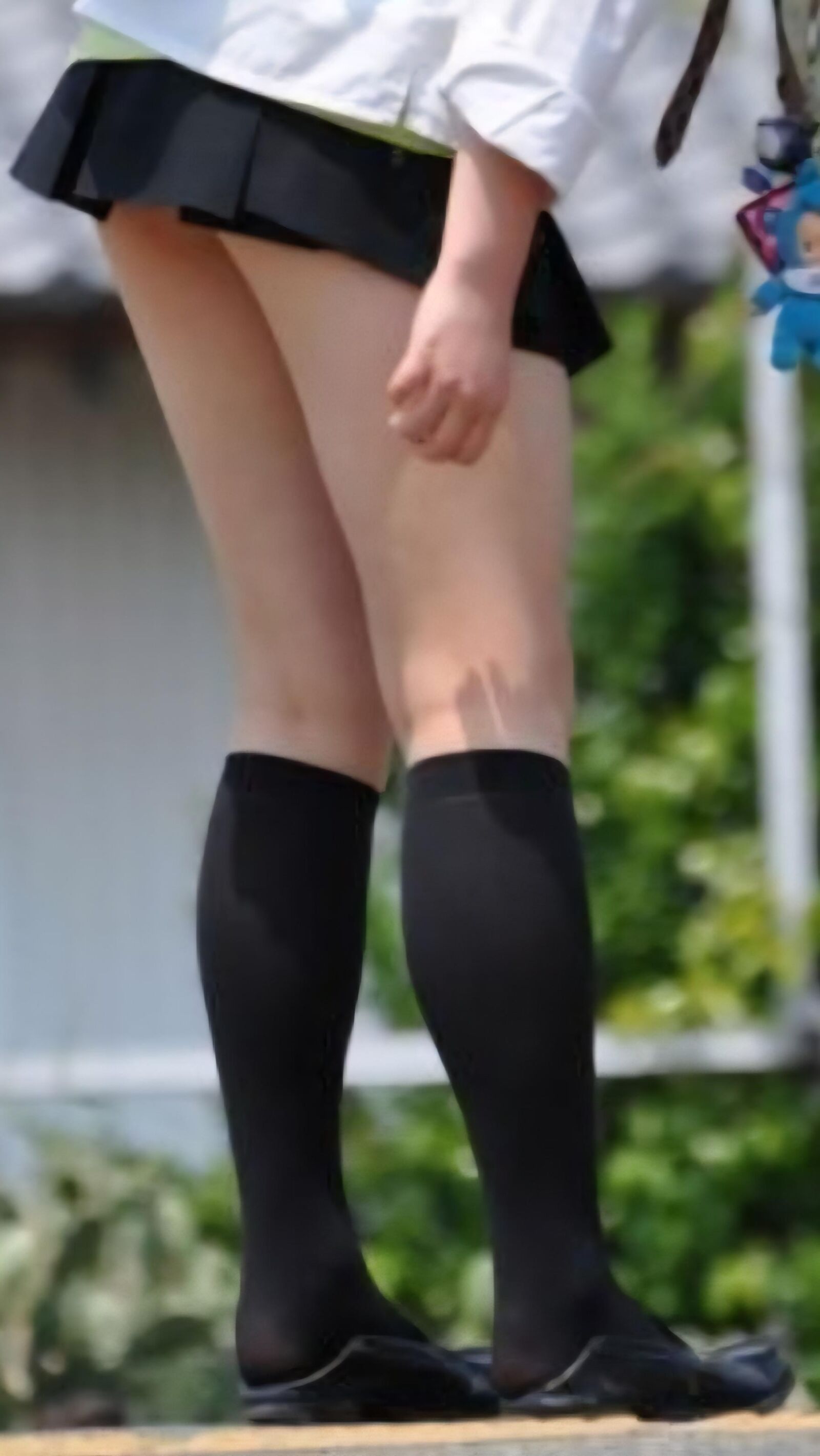 Jambes adolescentes asiatiques