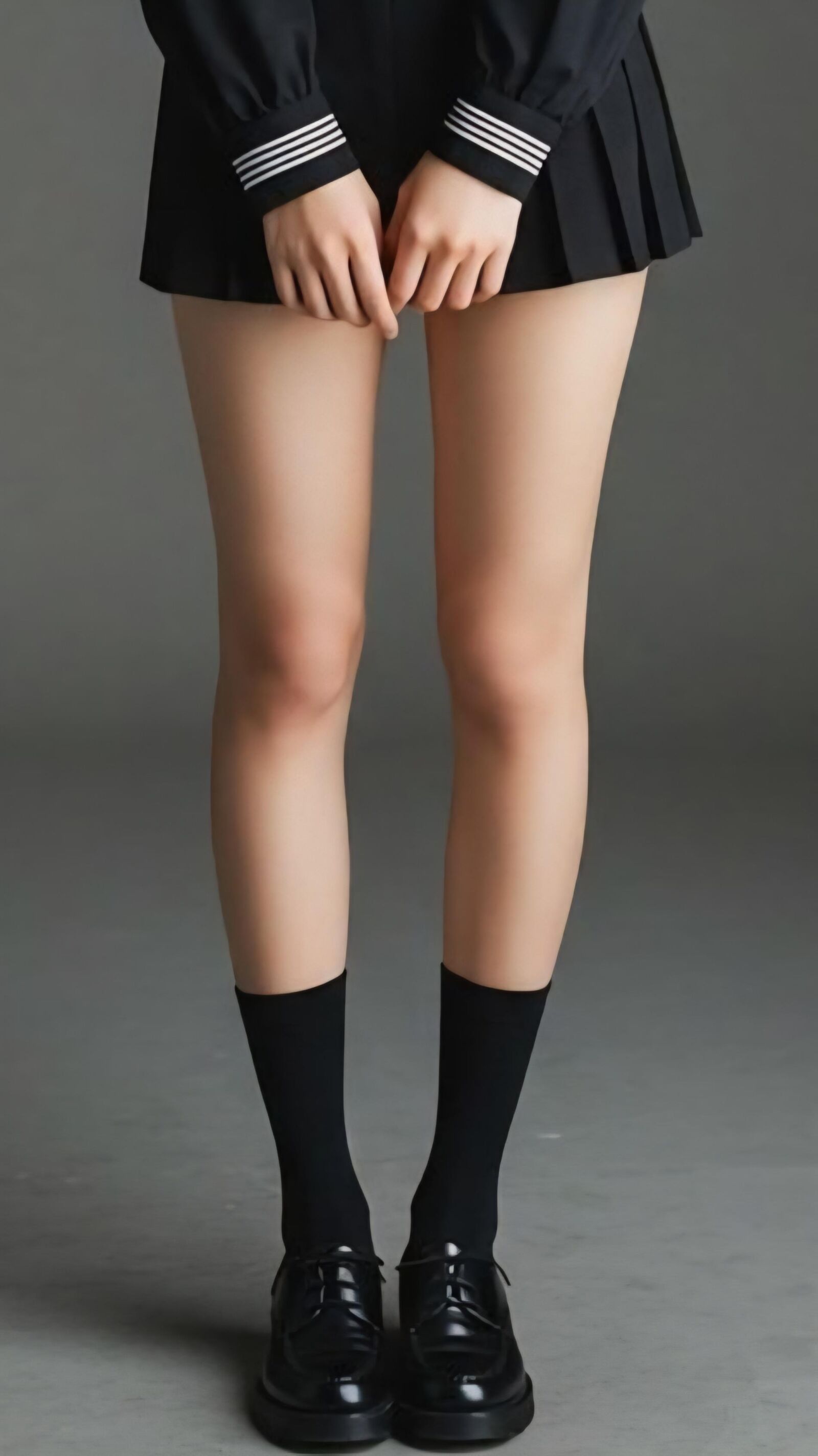 Jambes adolescentes asiatiques