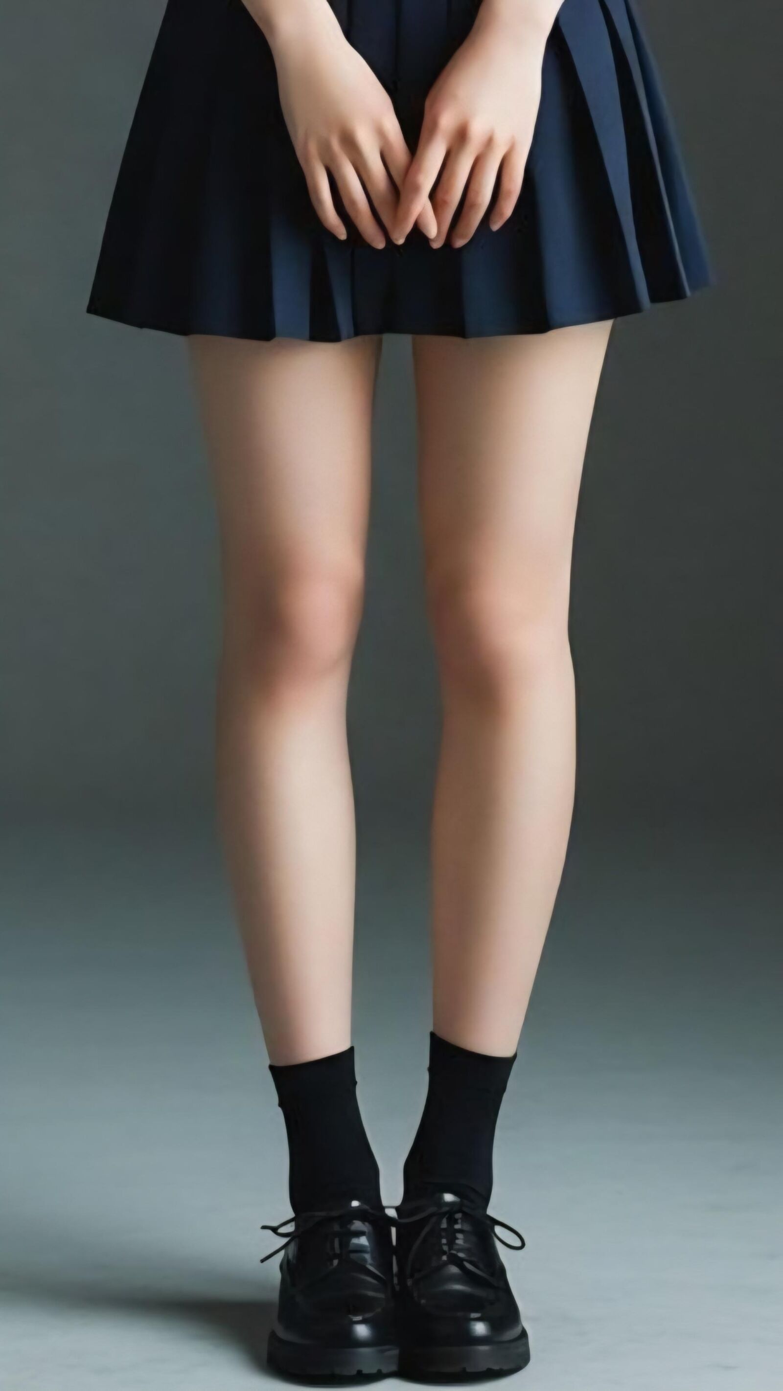 Jambes adolescentes asiatiques