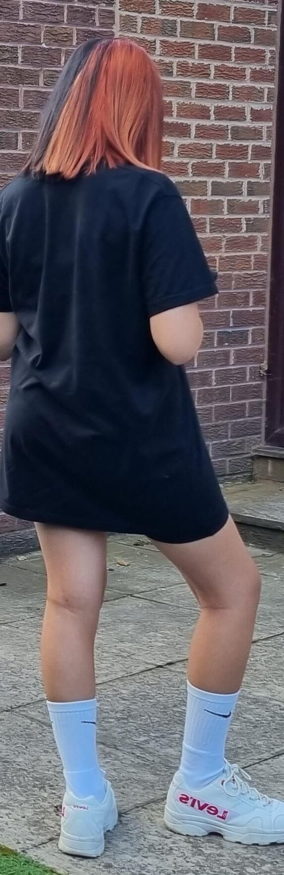 Chev Sexualised British Chav Teen Slut BEST ass and legs 