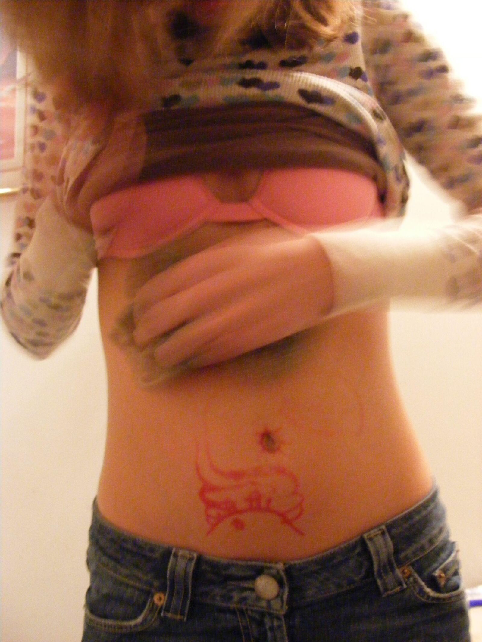 Cute teen posing for her boyfriend