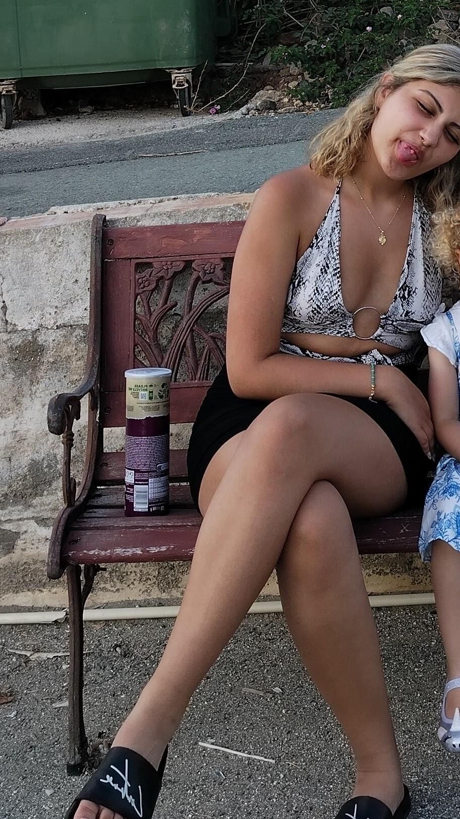 Chev Sexualised British Chav Teen Slut BEST ass and legs 
