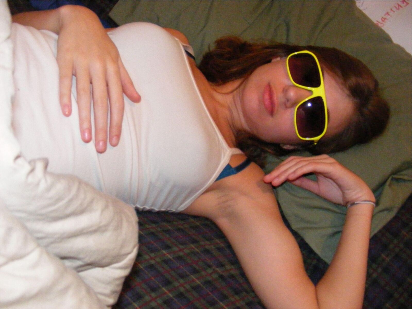 Cute teen posing for her boyfriend