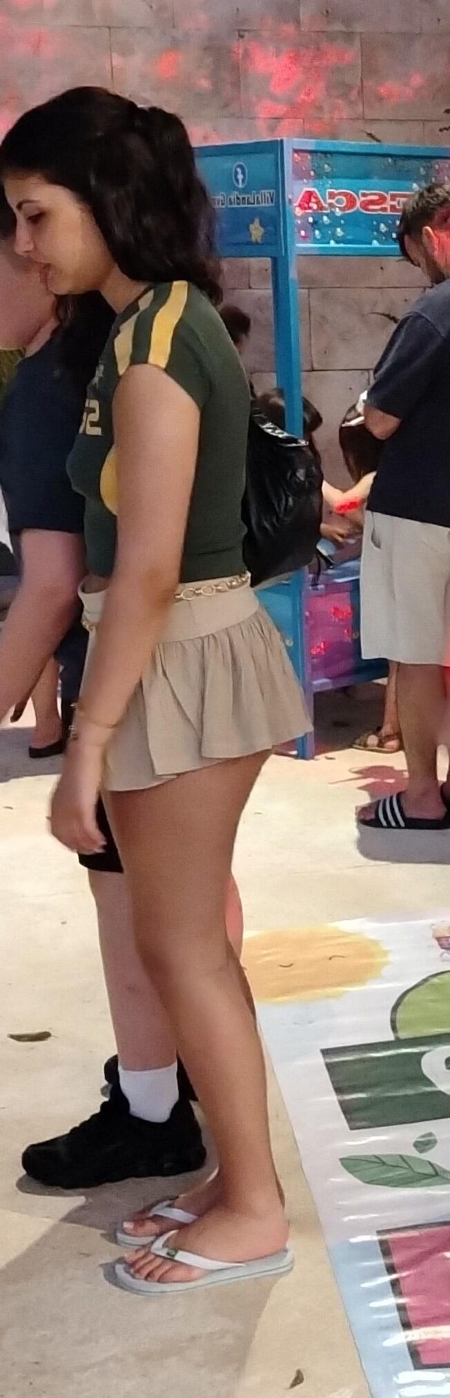 Chev Sexualised British Chav Teen Slut BEST ass and legs 