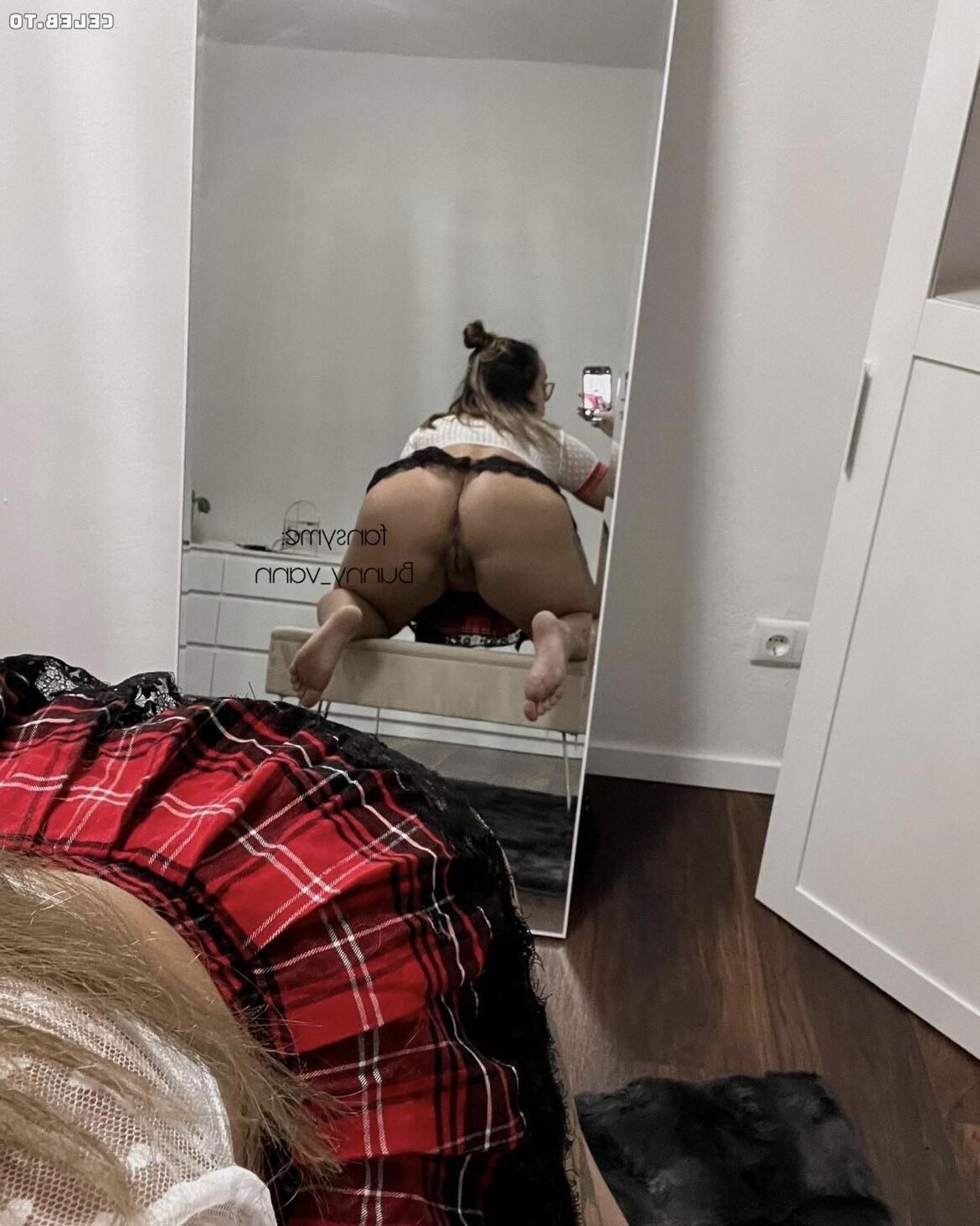 Young girl with saggy tits