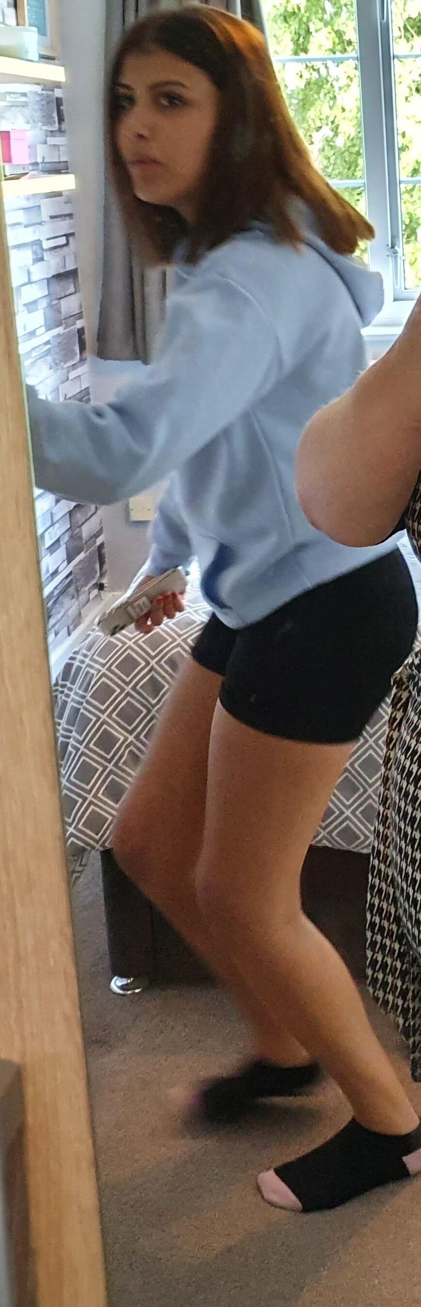 Chev Sexualised British Chav Teen Slut BEST ass and legs 