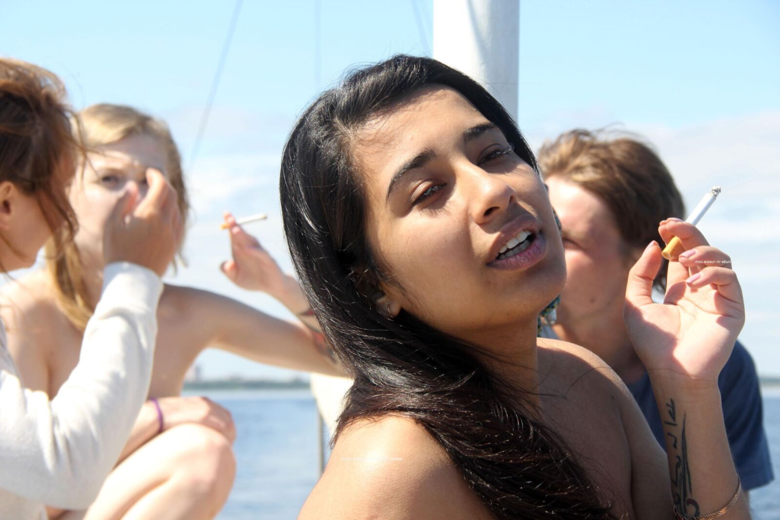 NIR  Abbey, Zeya, Eva New Girl Hot boat trip