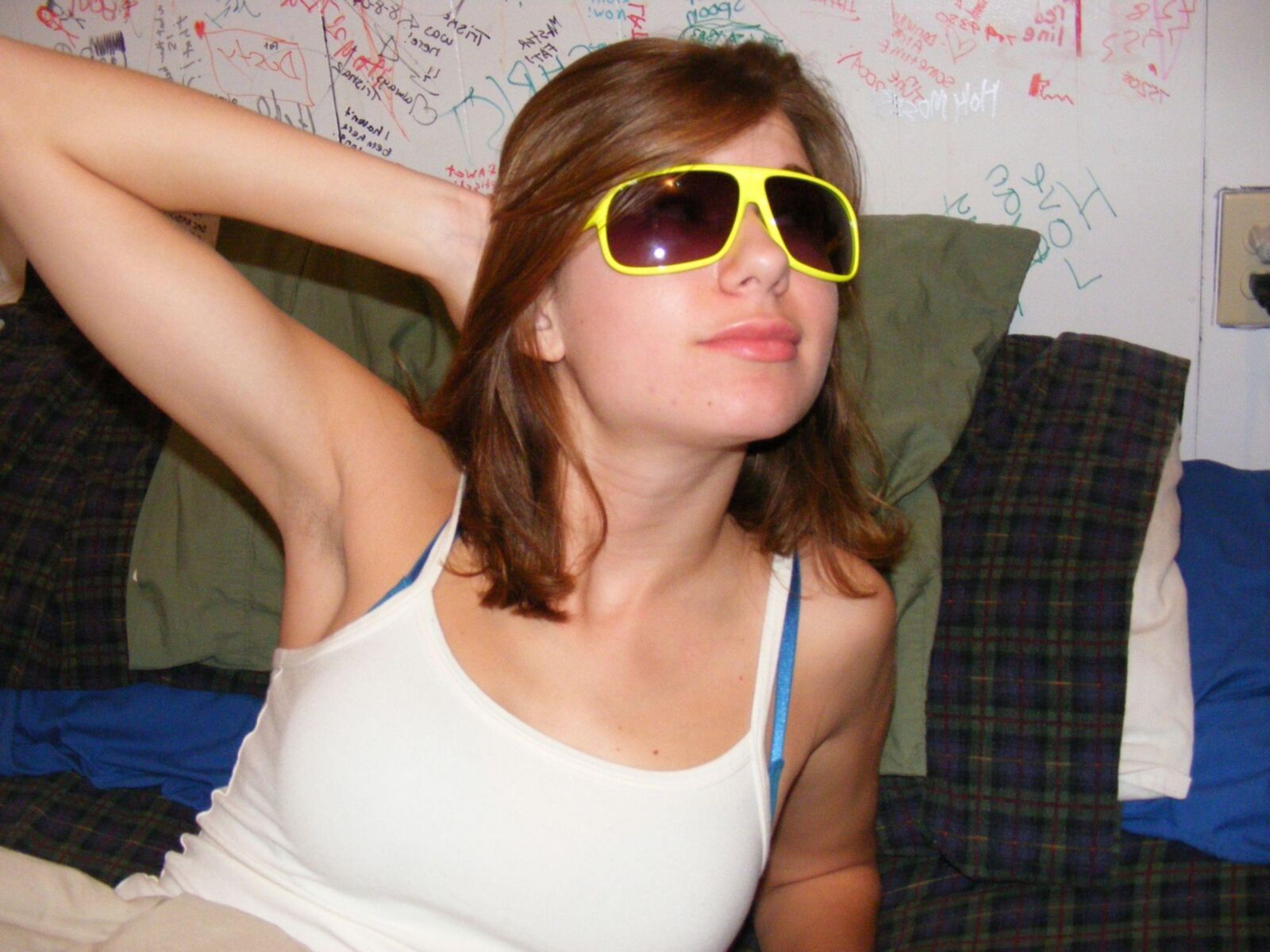 Cute teen posing for her boyfriend