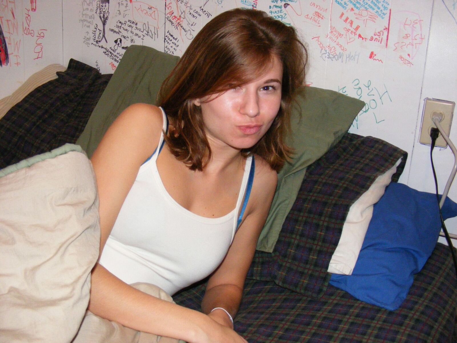 Cute teen posing for her boyfriend