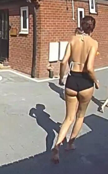 Chev Sexualised British Chav Teen Slut BEST ass and legs 