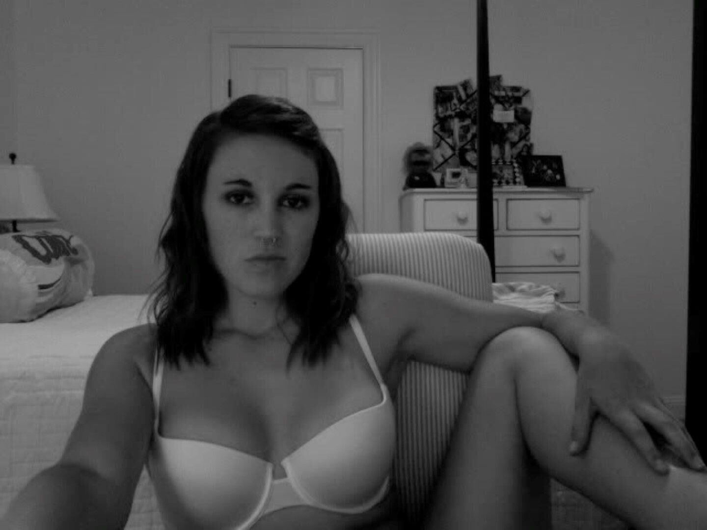 Sultry brunette teen