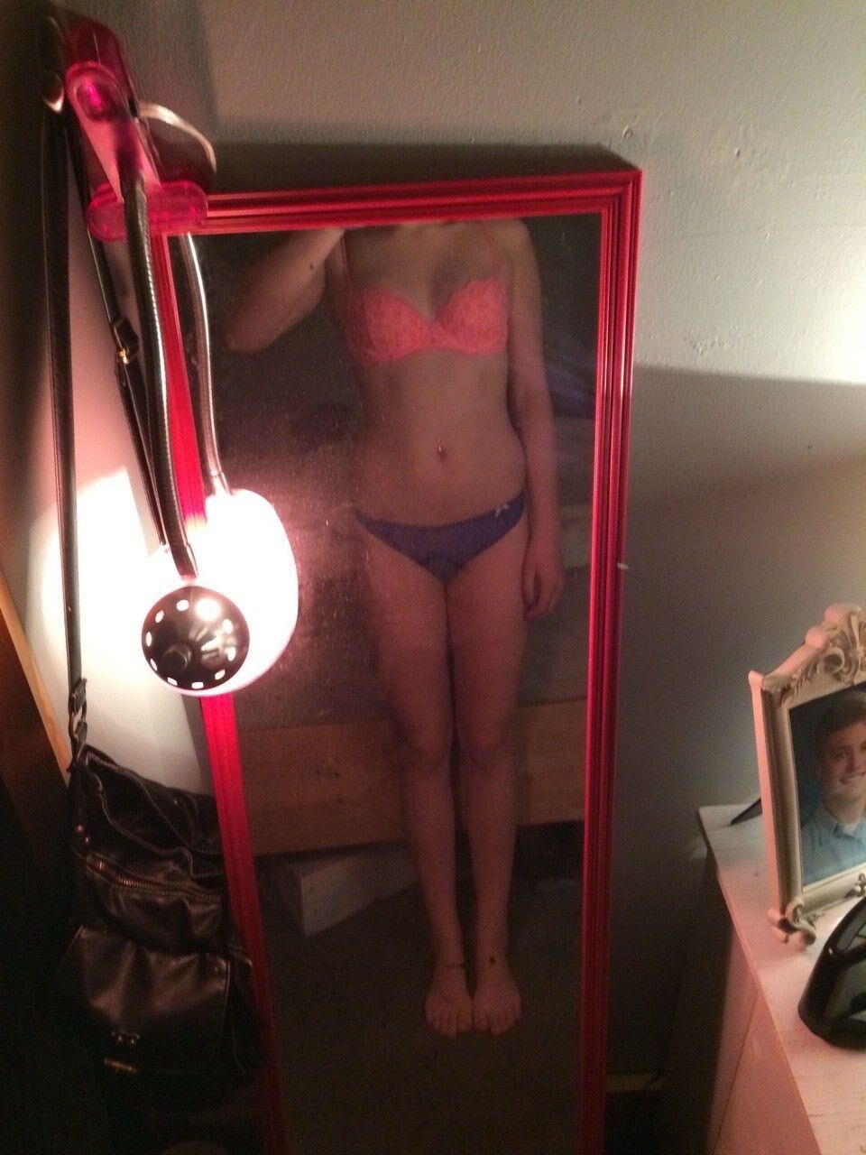 Sweet blond teen selfies