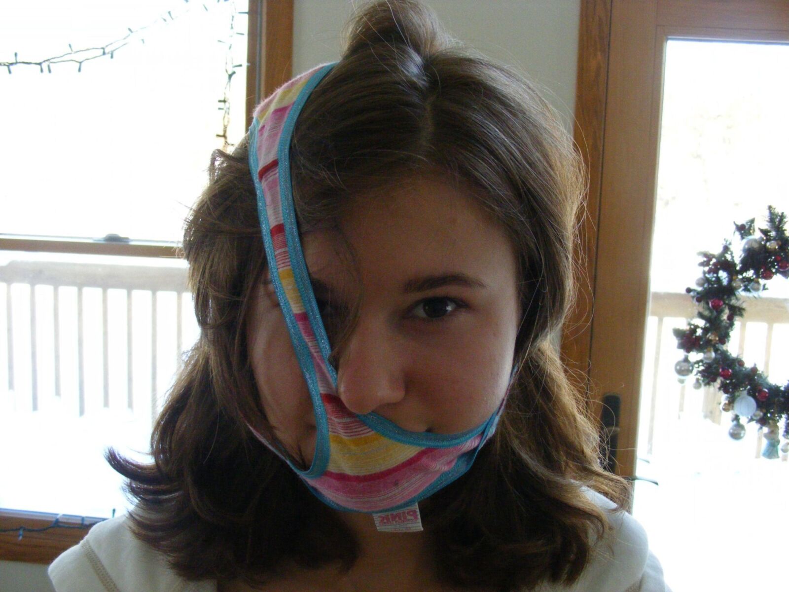 Cute teen posing for her boyfriend