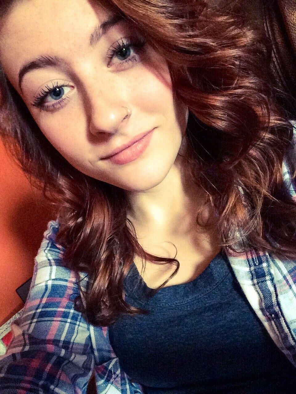 Sweet blond teen selfies
