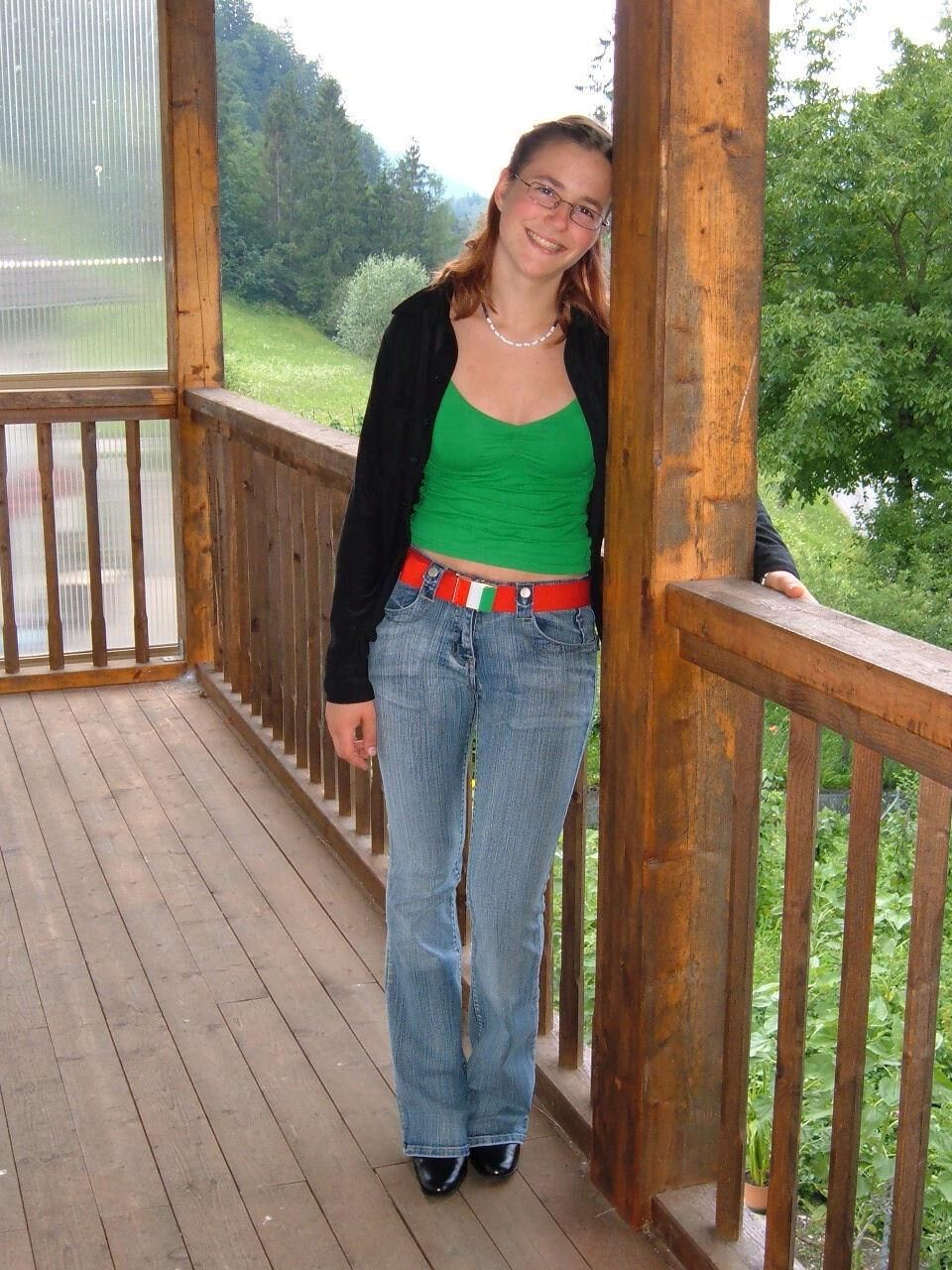 Sweet nerdy teen GF