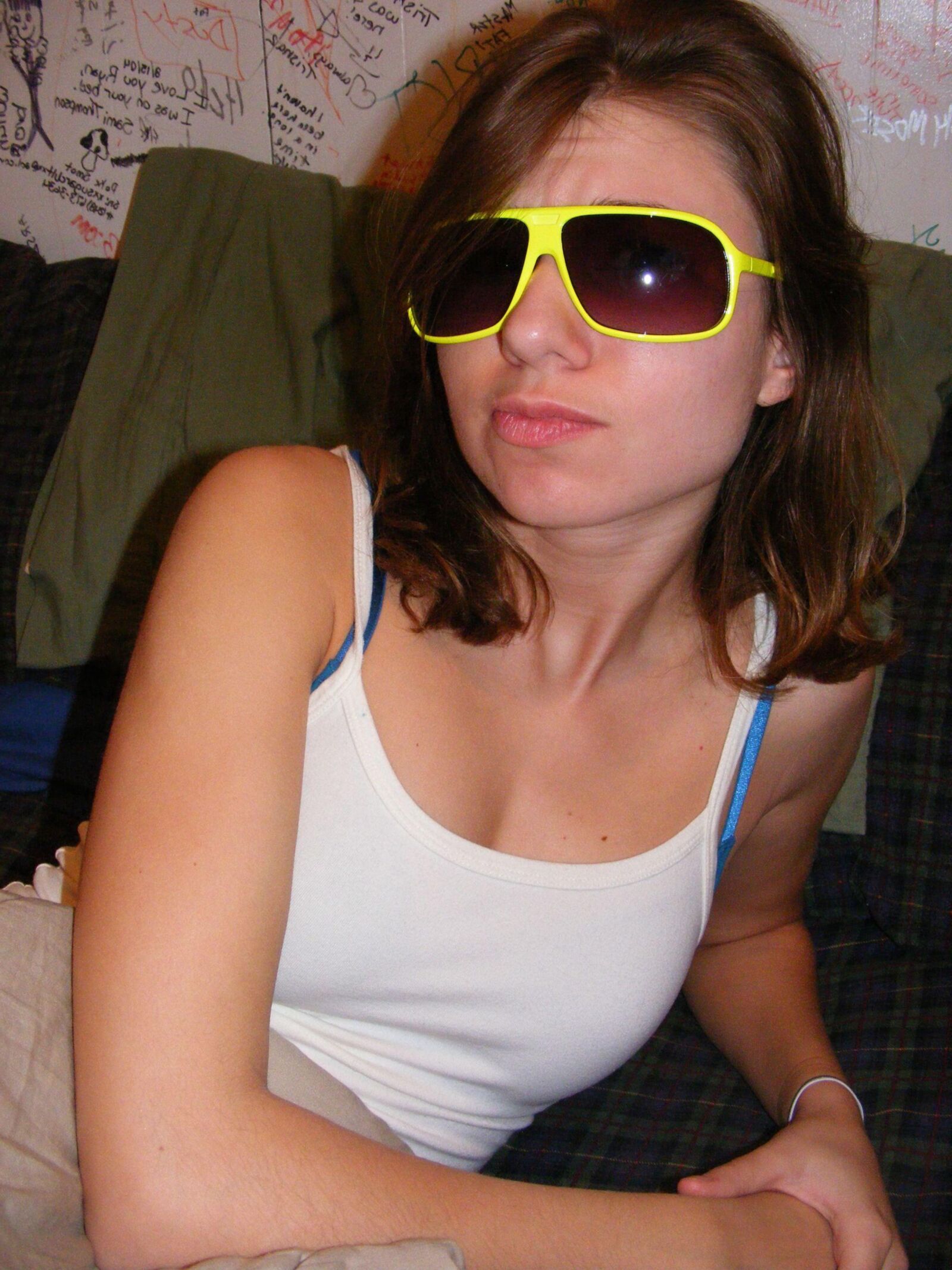 Cute teen posing for her boyfriend