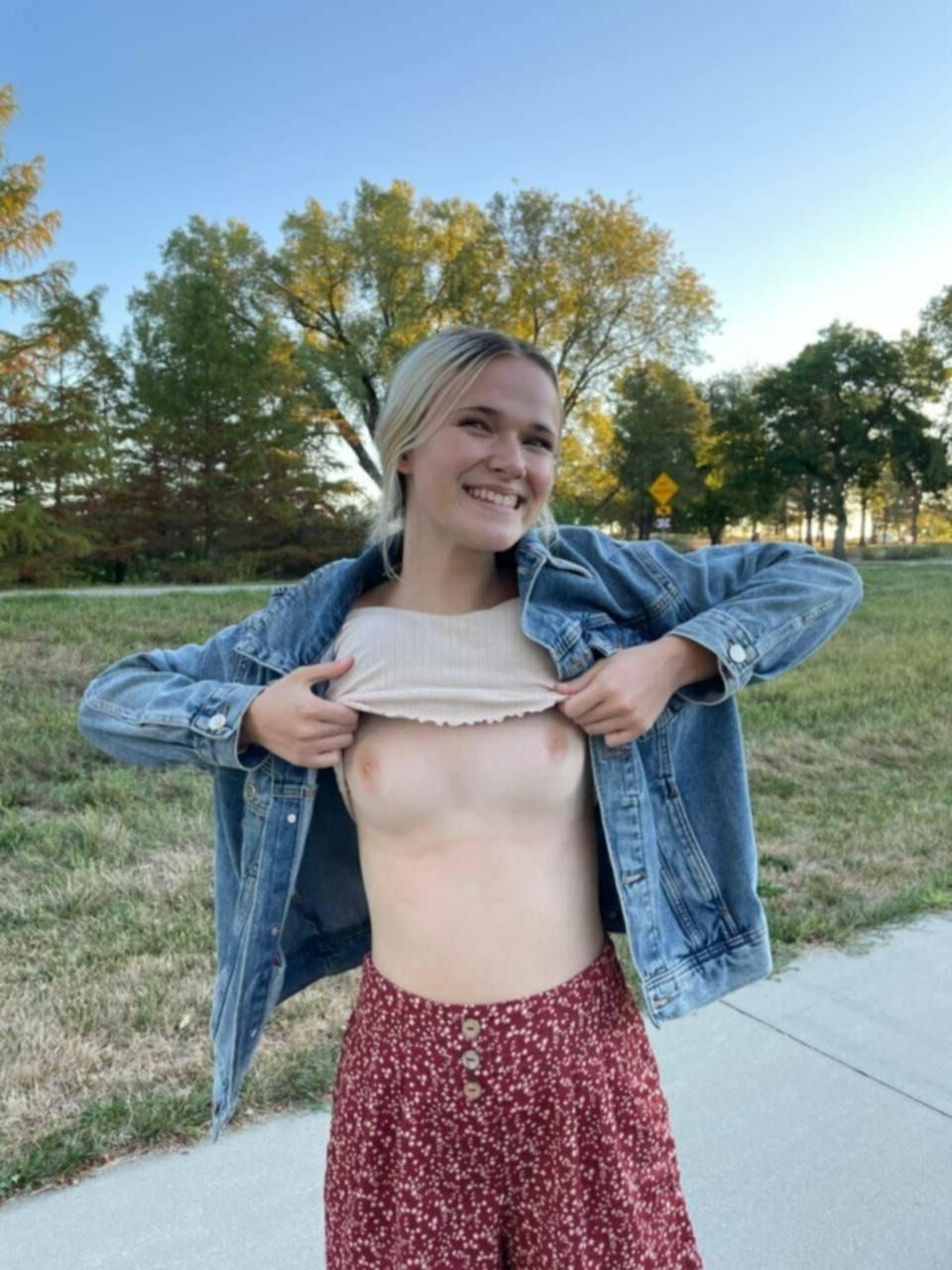 tits out 