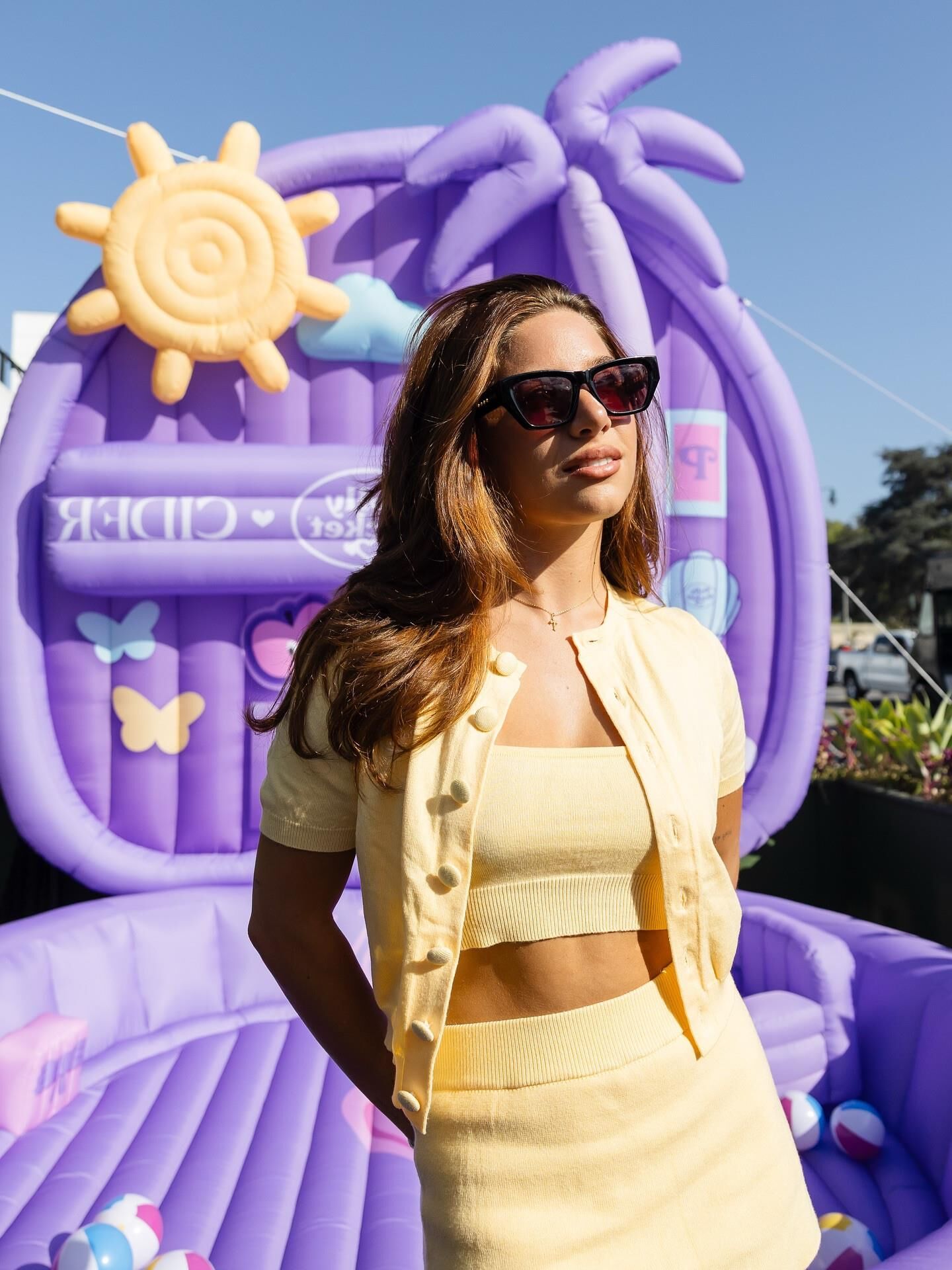Mackenzie Ziegler attends Cider x Polly Pocket pop up 