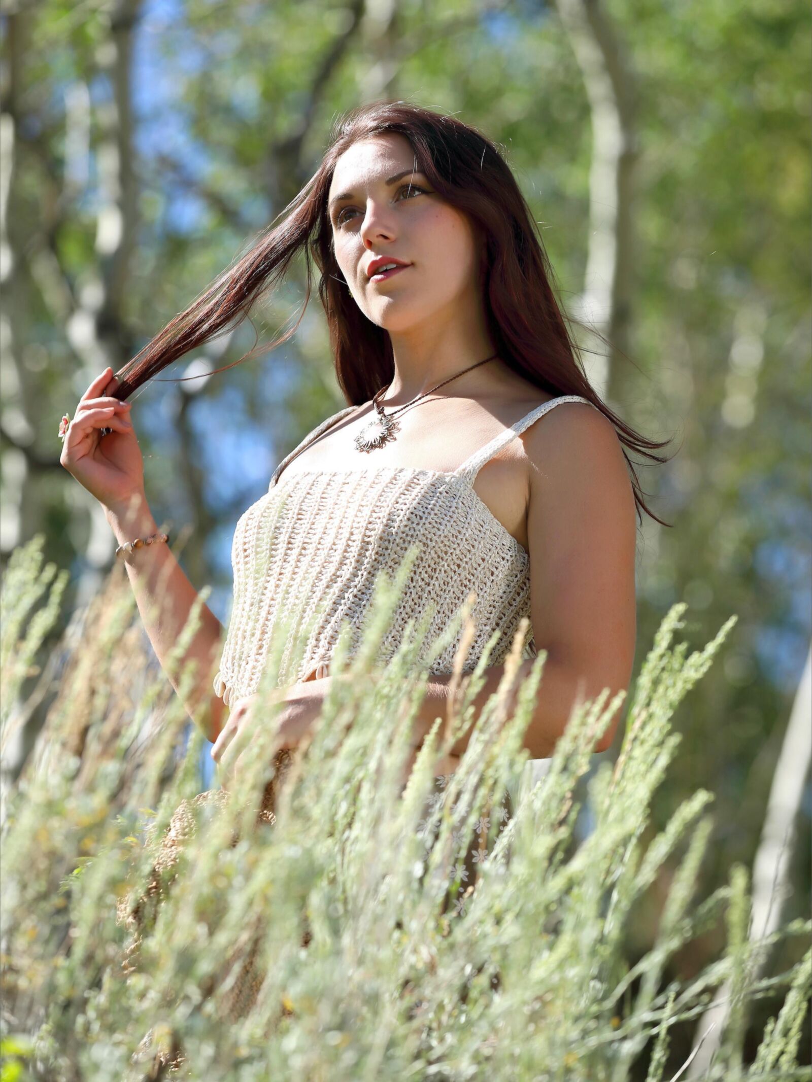 Elena Amongst the trees