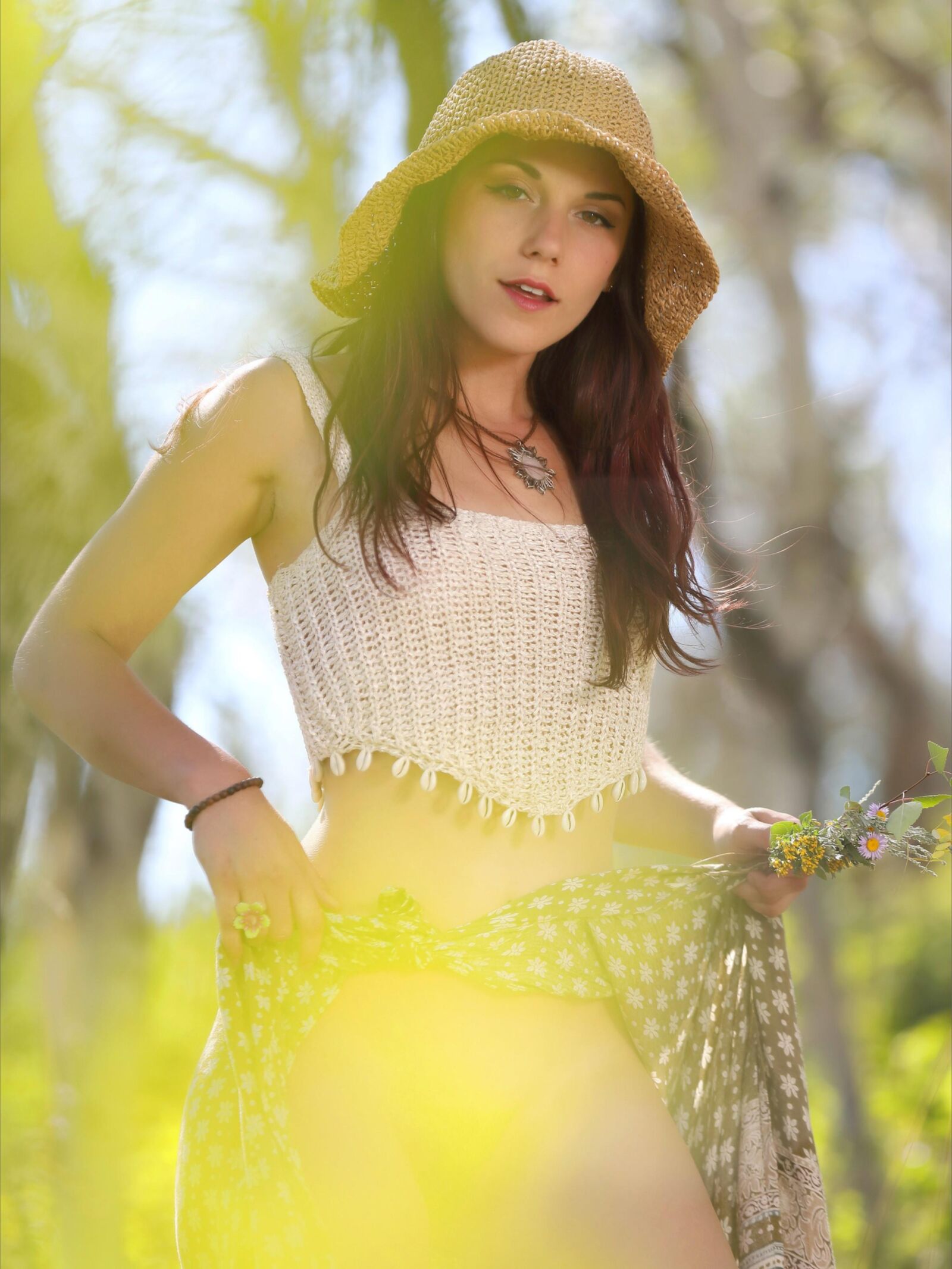 Elena Amongst the trees