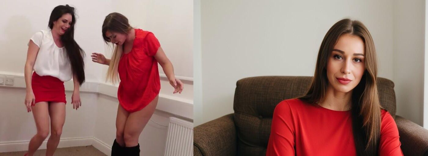 Canadian Anna Ivanchenko Has Her Skirt Pulled Down
