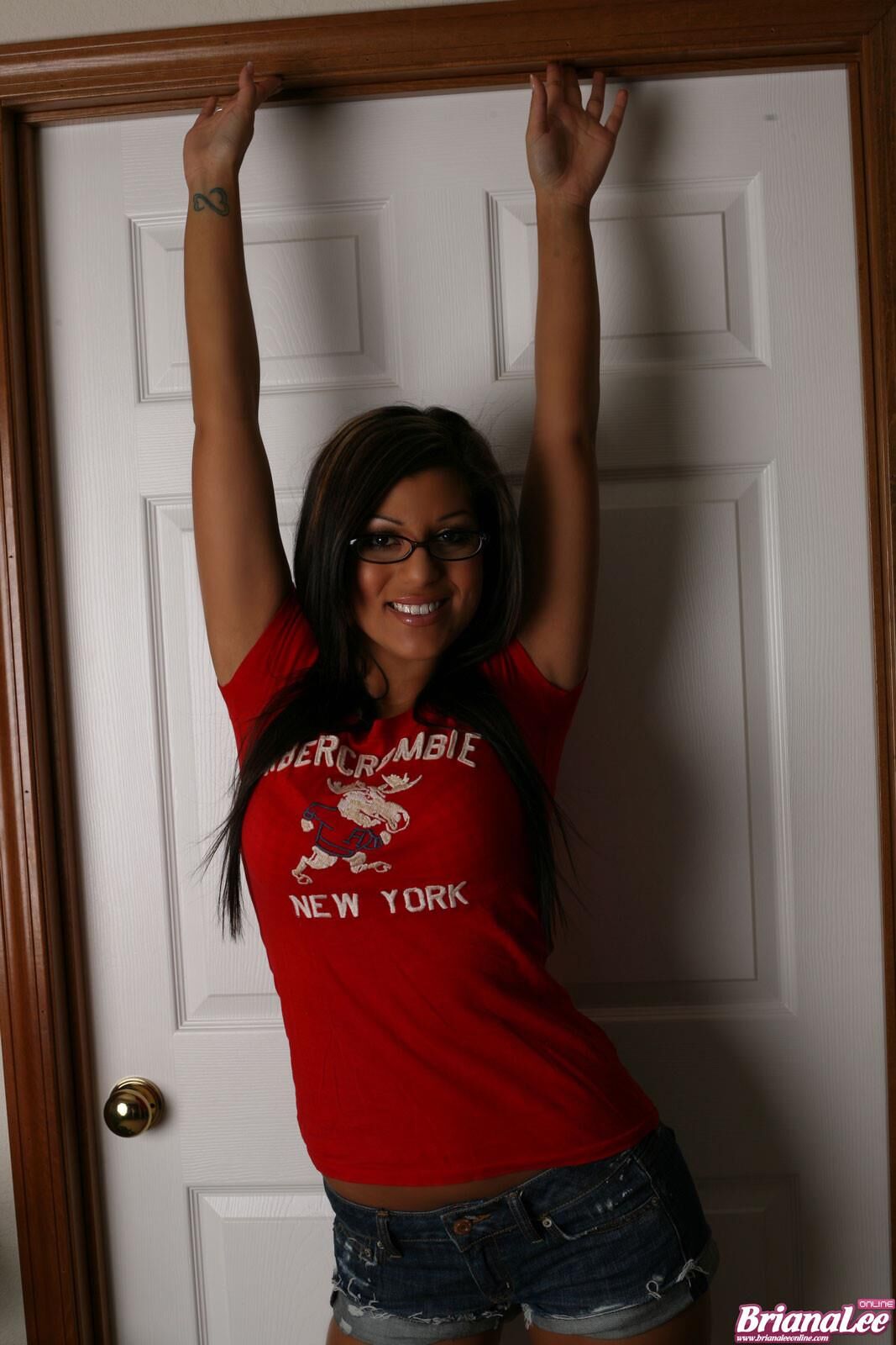 Briana Lee Red Shirt