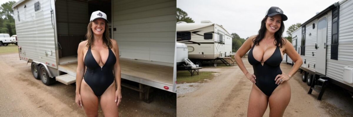 Mature(Vira) vs Teen(Natalia) Trailer Park Catfight From Alabama