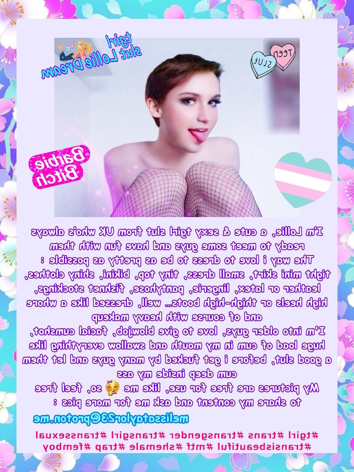 Lollie Dream, linda y sexy tgirl puta (muñeca mierda de transeúnte)