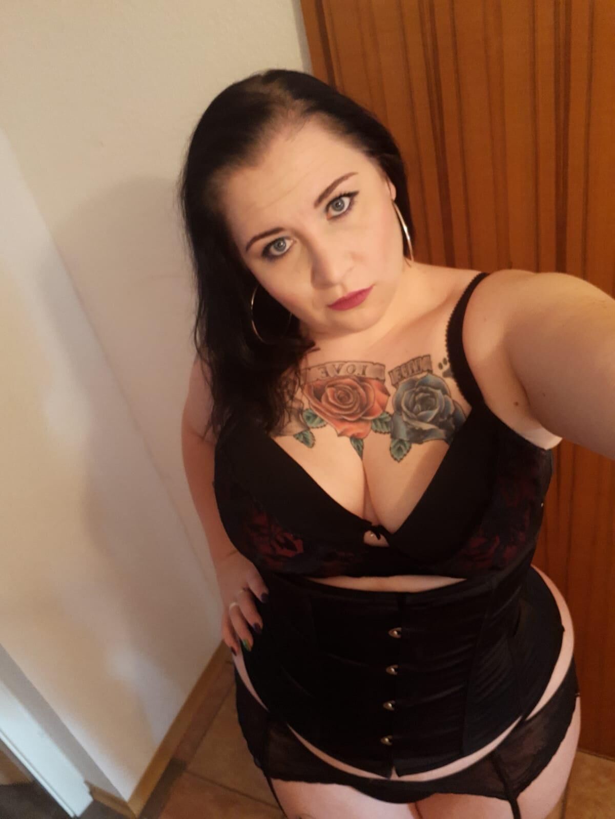 BBW German Tattoo Teen Ela from Freudenstadt Exposed