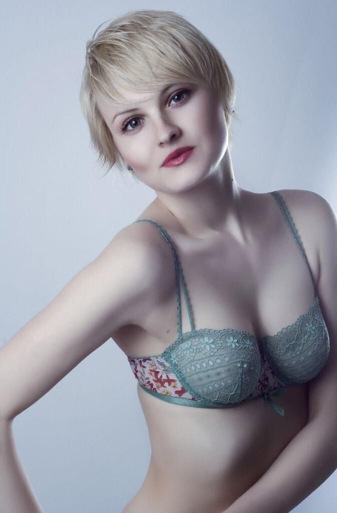 Short hair russian girl