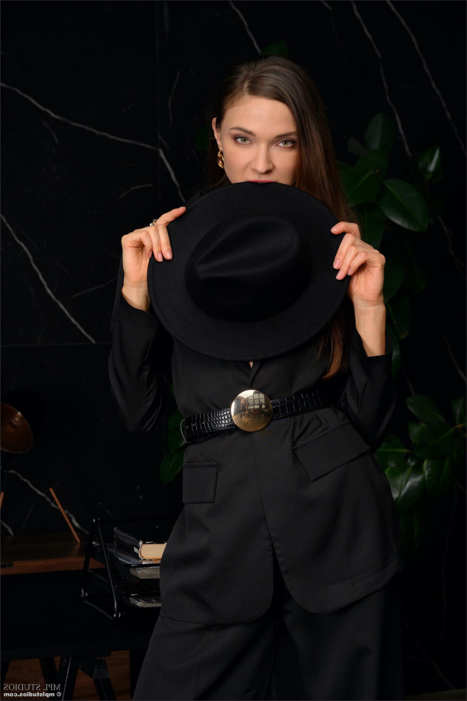 Mplstudios Mariana schwarzes Leder