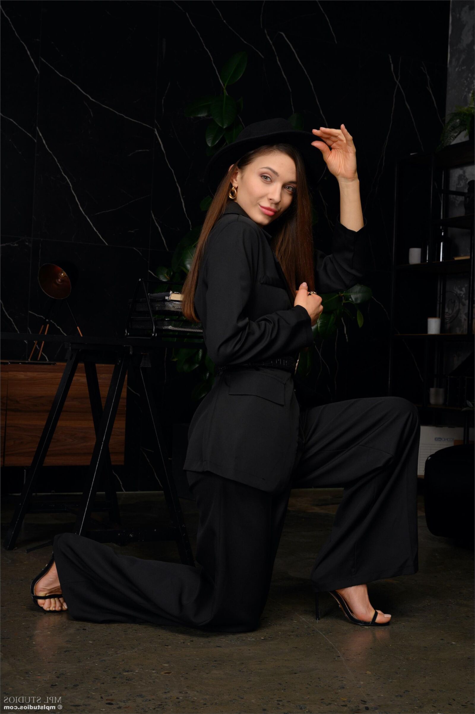Mplstudios Mariana schwarzes Leder