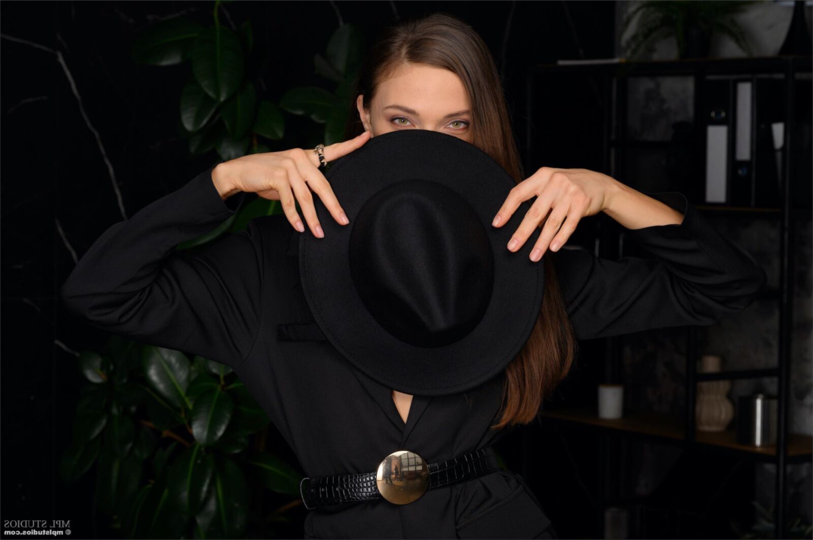 Mplstudios Mariana schwarzes Leder