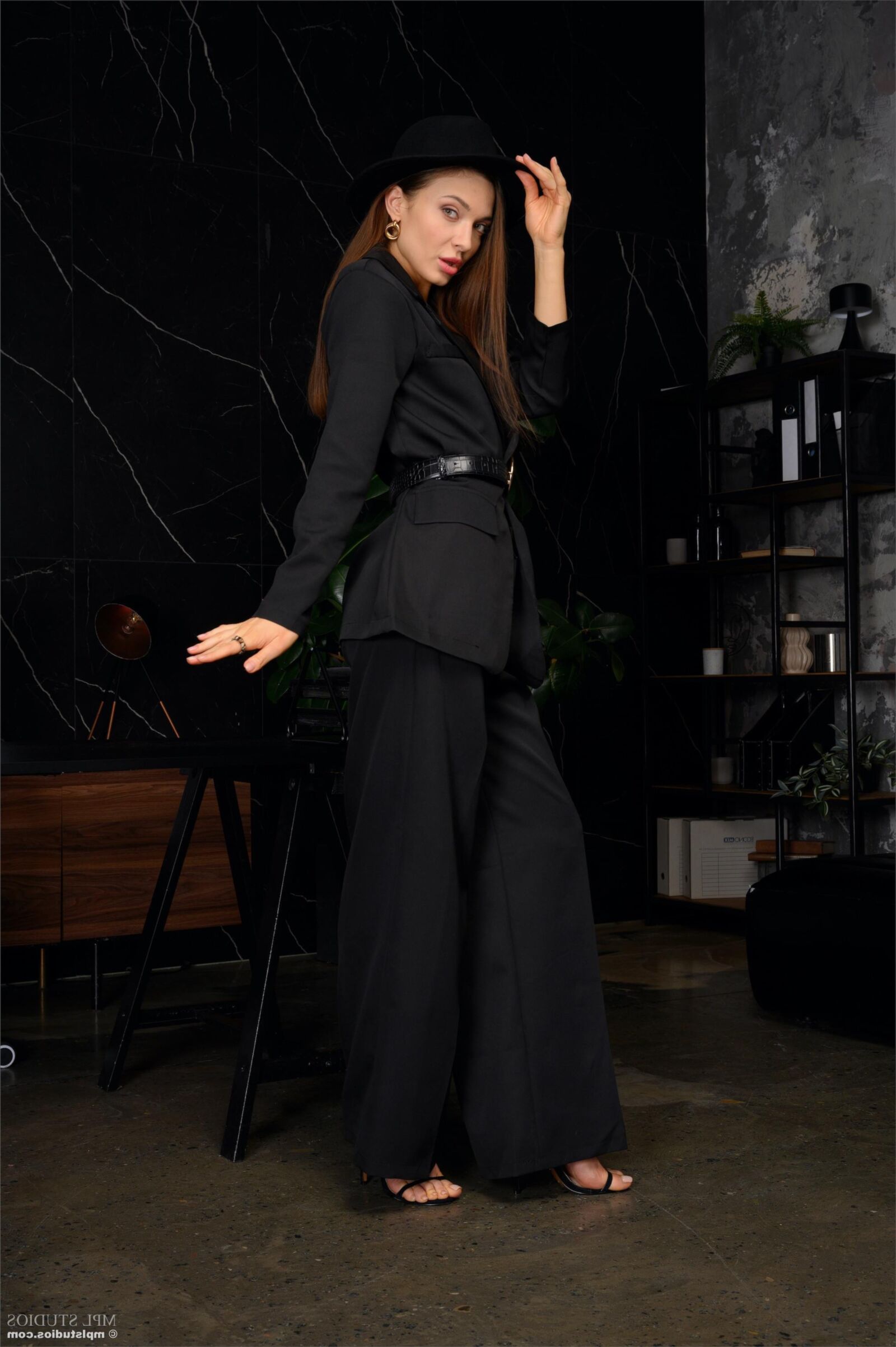 Mplstudios Mariana schwarzes Leder