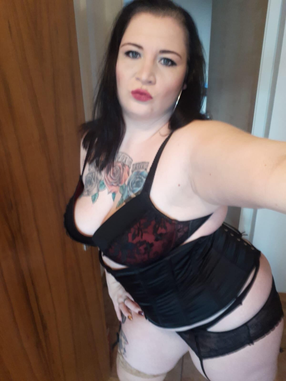 BBW German Tattoo Teen Ela from Freudenstadt Exposed
