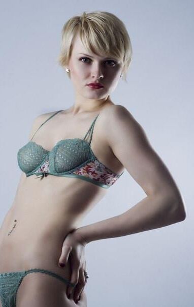 Short hair russian girl