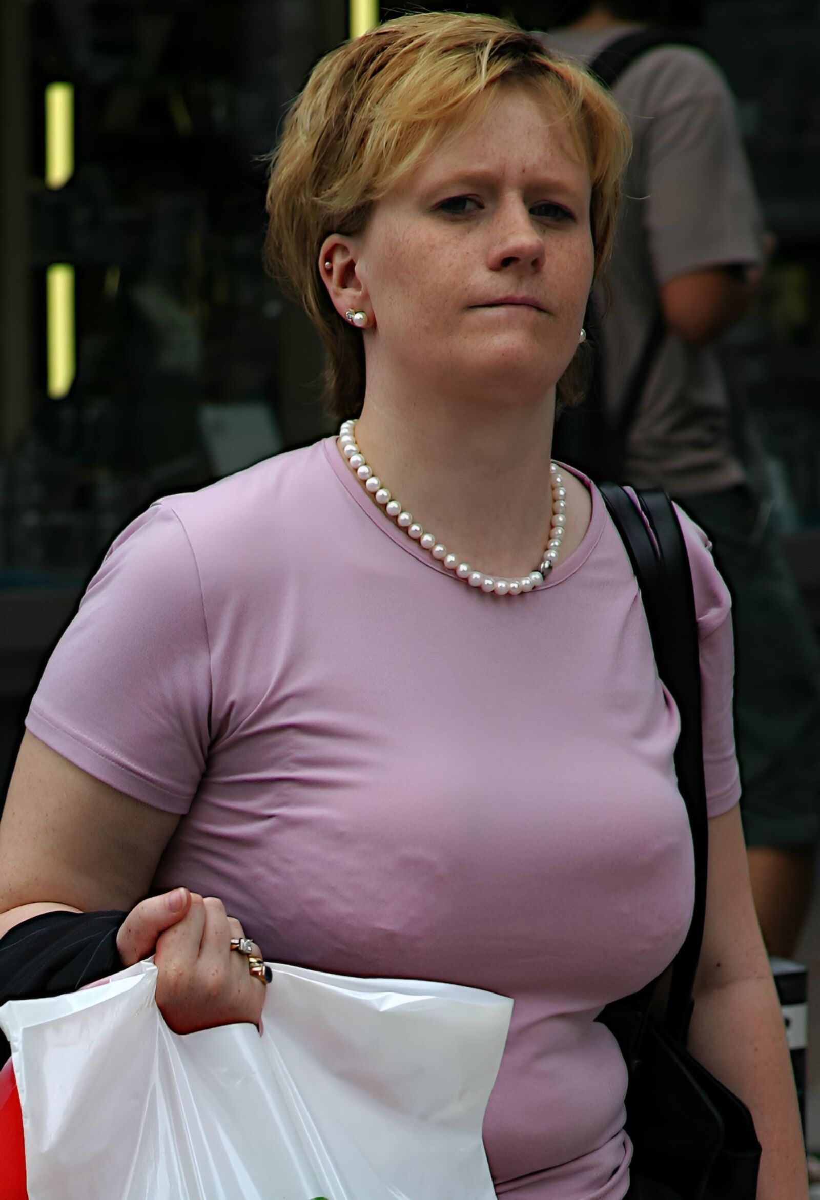 Big Teen Milf Tits in tight outfits, Show off Sluts