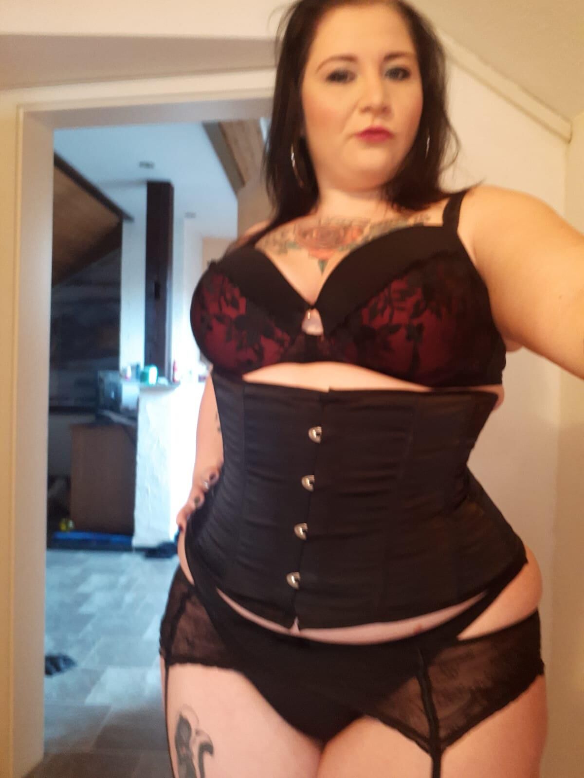 BBW German Tattoo Teen Ela from Freudenstadt Exposed