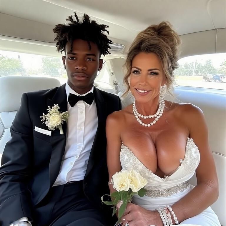 Esposa ou sua mãe indo para o baile (ai)