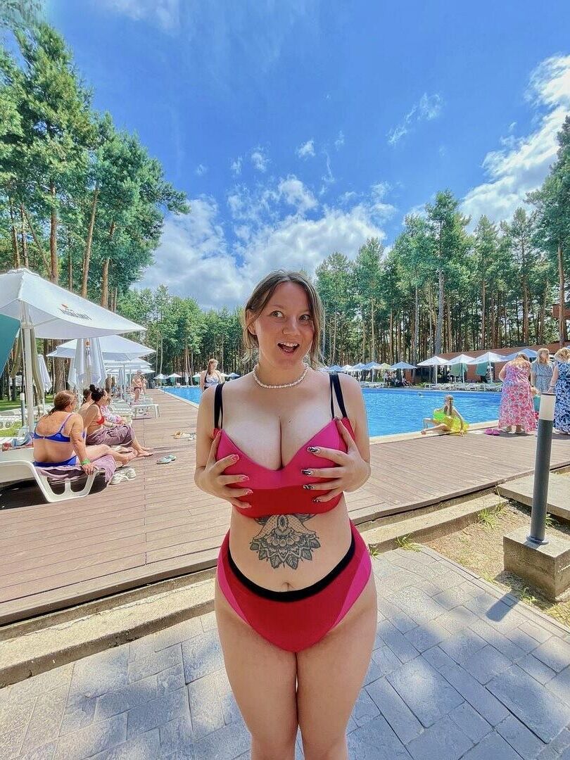 Koliska Giant Boobs Big Butt Gorgeous Ukrainian Girl Mixed Shots